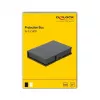 Protection Box Cover DeLOCK 18372 for 3.5 inch HDD Black