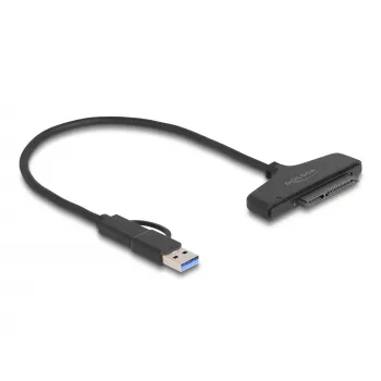 DeLOCK USB to SATA Converter 6 Gb/s USB Type-C Type-A 0.3m