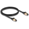 Network Cable DeLOCK RJ45 Cat.6A male to male S/FTP 1m Black