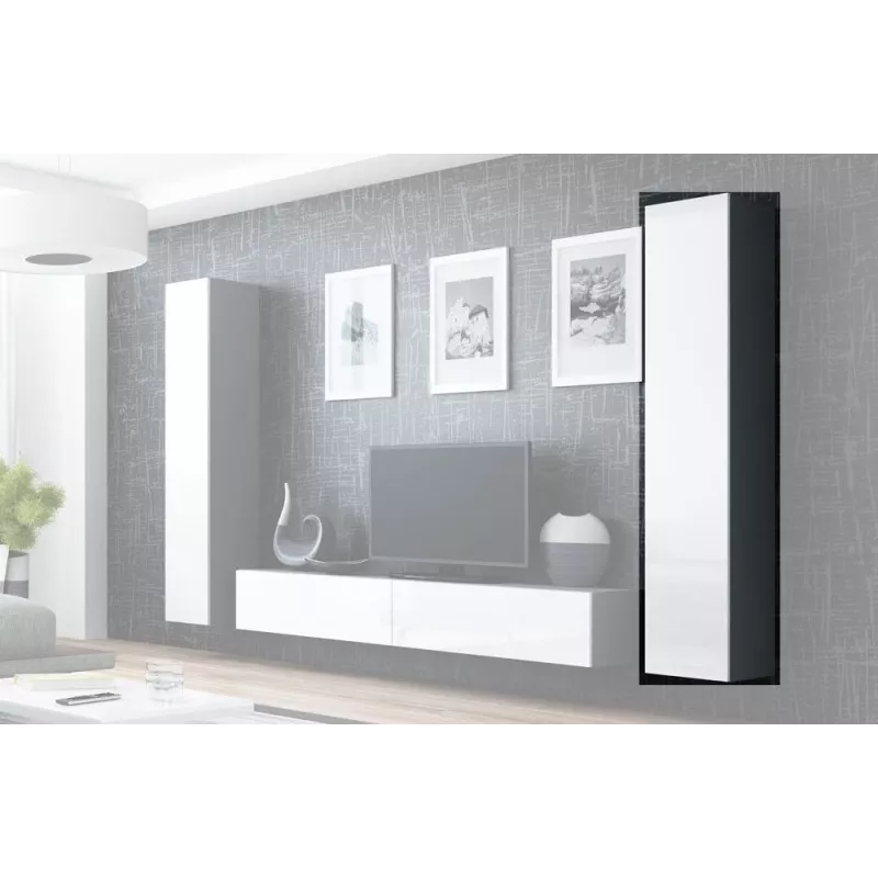 Cama Full cabinet VIGO '180' 180/40/30 sonoma/white gloss