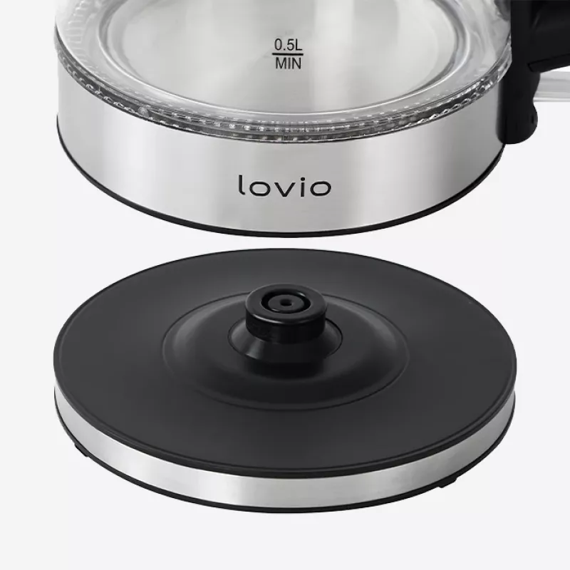 Electric Kettle Lovio 1.7L 2200W Glass