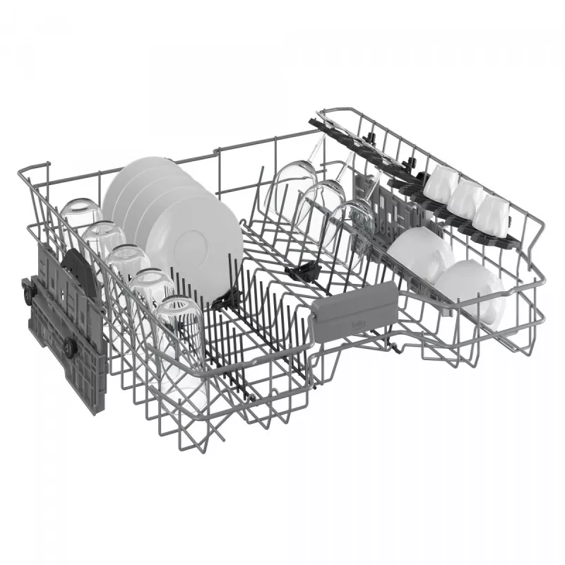 Freestanding dishwasher Beko BDFN26531W — 15 place settings, 60 cm, 46 dB, AirDry