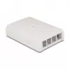 DeLOCK 67053 Keystone surface-mounted box, 4-port, white