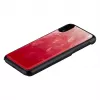 Phone case iKins for iPhone XR — pink lake and black two-tone protective cover