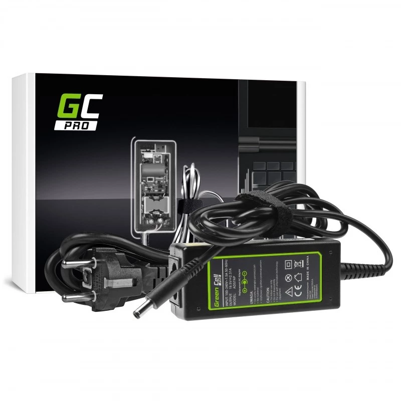 Power adapter Green Cell AD57AP 45W 19.5V 2.31A for Dell laptops, indoor, black