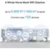 Mesh Wi‑Fi system TP‑LINK Mercusys Halo H25BE (Wi‑Fi 7, Dual‑band 2.4/5 GHz, 2880 Mbps) 2‑pack, 3 internal antennas, white