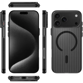 4smarts Design Case Aero for iPhone 17 Pro Max, black (541642)