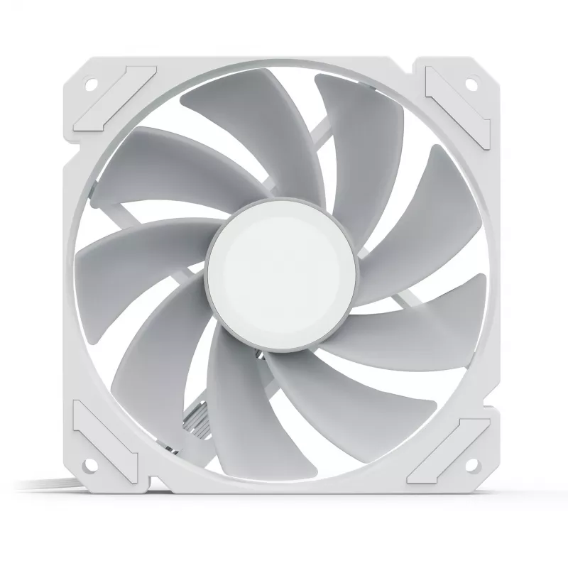 Case fan Sharkoon SHARK Mirror RGB PWM REVERSE 120 mm White, 500–1500 RPM, 99.52 m³/h, FDB