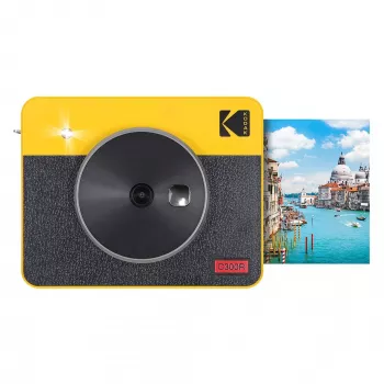 Instant camera Kodak Mini Shot 3 Retro C300R Yellow — instant print, compact design