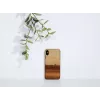 Phone case man and wood for iPhone XS Max — black protective cover
