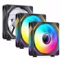120mm ARGB Case Fan set Jonsbo ZL-120BR 3-pack with reversible lighting