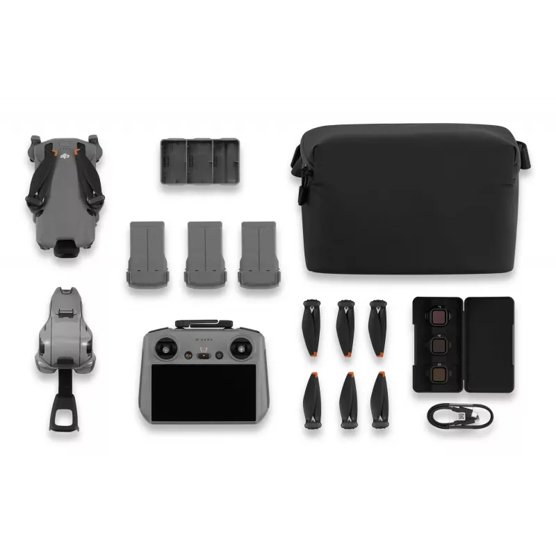 DJI MINI 5 PRO Fly More Combo (RC2) lightweight 249g drone with 50MP sensor, Lidar, 3x batteries, remote control with screen
