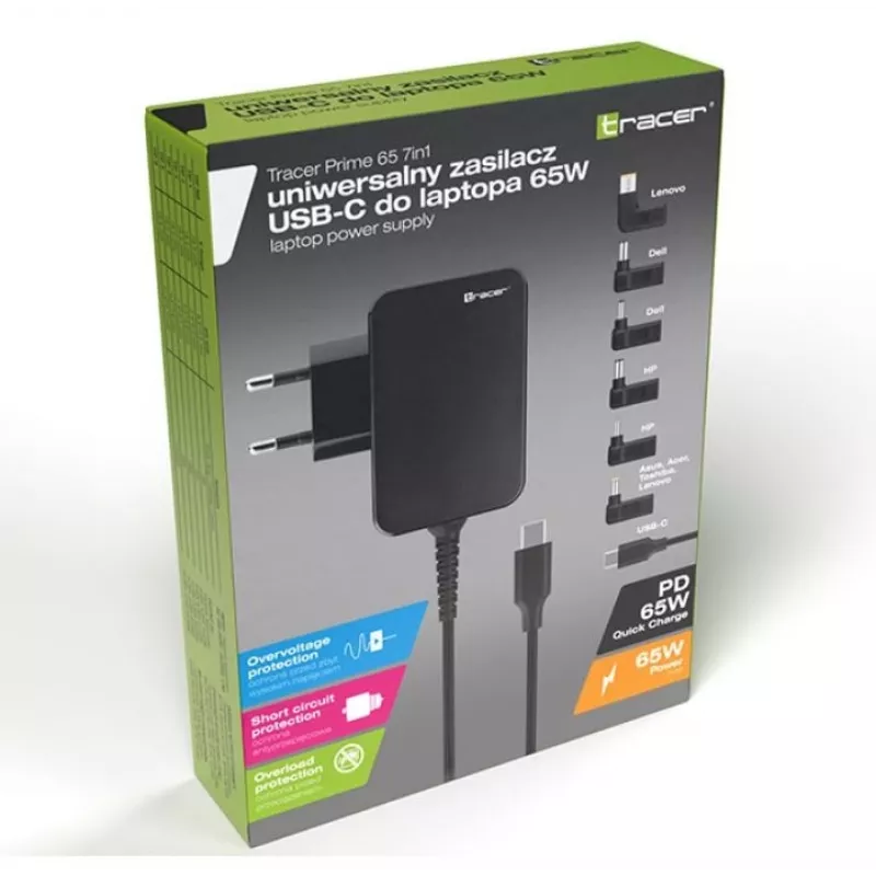power adapter for Notebook Prime 65W universal 7w1