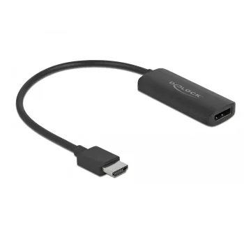 Adapter HDMI-A male to DisplayPort female 4K 60 Hz DeLOCK 63206