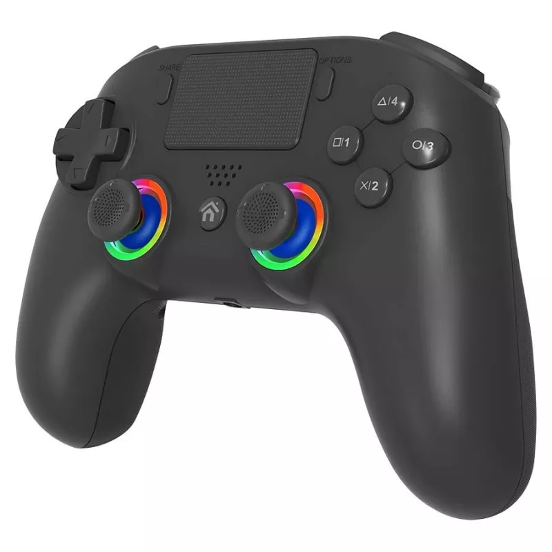 Gamepad Subsonic PS5 Wireless LED Controller Black D-pad Home Options Share