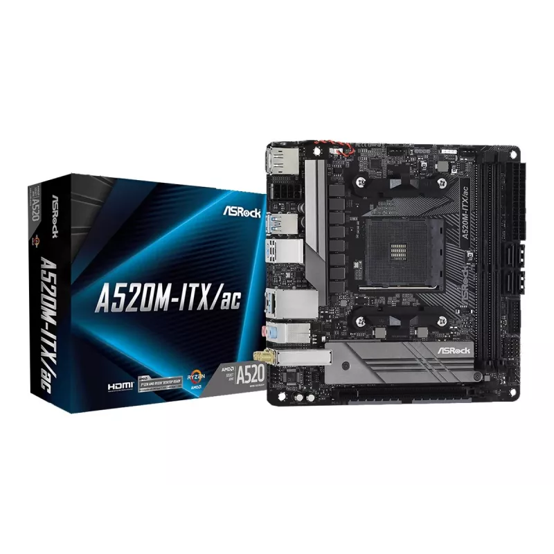 Motherboard ASRock A520M-ITX/ac Socket AM4 micro ATX