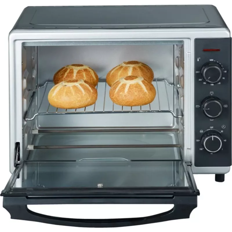 Severin TO 2056 toaster oven 30 L Black, Stainless steel Grill