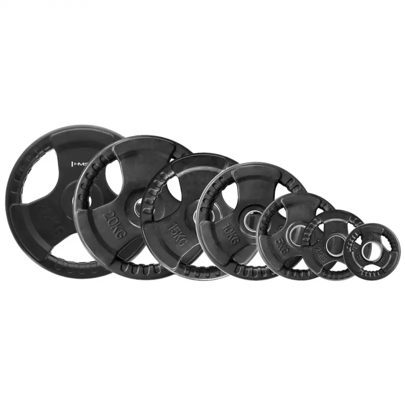 Olympic Size Rubberised Weight Plate 25 KG Hms TOK25