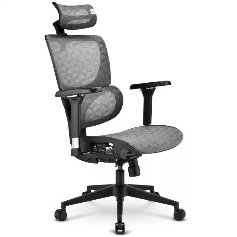 Office chair Sharkoon OfficePal C40M Mesh seat Meshed backrest, Grey, max 150 kg