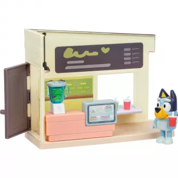 Figures set Bluey Mini Juice Shop