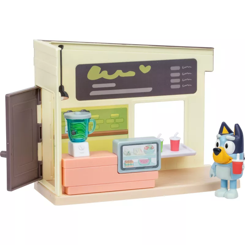 Figures set Bluey Mini Juice Shop