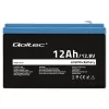 Qoltec LiFePO4 Lithium-Iron-Phosphate Battery 12.8V 12Ah 153.6Wh with BMS