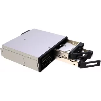 ICY BOX RAIDON inTank iR2022 - Internes RAID-Gehäuse mit Datenanzeige, Netzanzeige, Tastensperre, LCD-Anzeige, Lüfter - 2.5 (6.4 cm) - 2 Sender/Kanal 