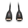 Lindy 10m Fibre Optic Hybrid HDMI 8K60 Cable, 10 m, HDMI Type A (Standard), HDMI Type A (Standard), 48 Gbit/s, Black