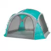 Event Dome Shelter XL, 4,5 x 4,5m, Pavillon Light Blue/Grey