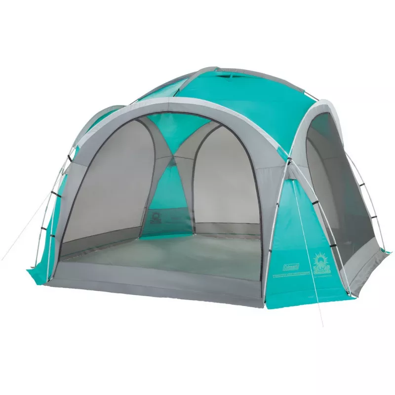 Event Dome Shelter XL, 4,5 x 4,5m, Pavillon Light Blue/Grey