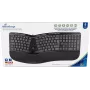 MediaRange ergon. Multimedia-Keyboard 124 Ta. Scr-Rad black (MROS120)
