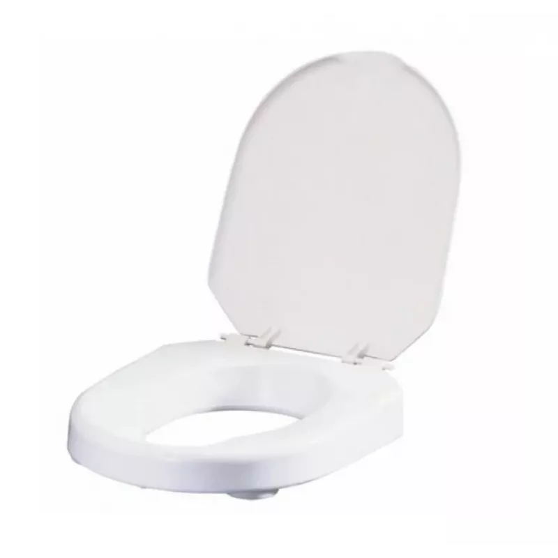 Etac Hi-Loo raised toilet seat with lid, 10 cm