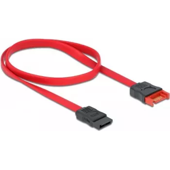 SATA Cable DeLOCK 83954 0.6m SATA 7-pin Black Red