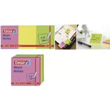 Self-adhesive note paper TESA 56004 Square Multicolour