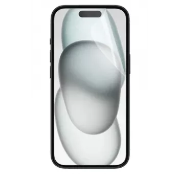 Clear screen protector Mobilis 036310 for iPhone 15Pro Scratch Shock Resistant