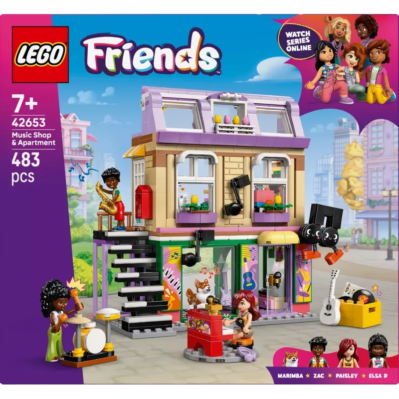 LEGO FRIENDS 42653 Music Store & Apartment