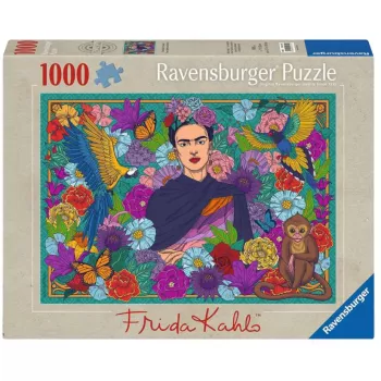 Puzzle - Frida Kahlo's Paradies: Papageien, Affen 1000 Pieces
