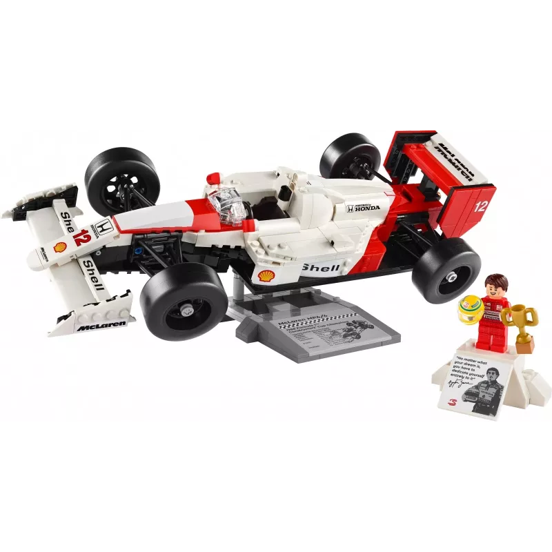 LEGO set McLaren MP4/4 Ayrton Senna 10330 — LEGO ICONS scale model display