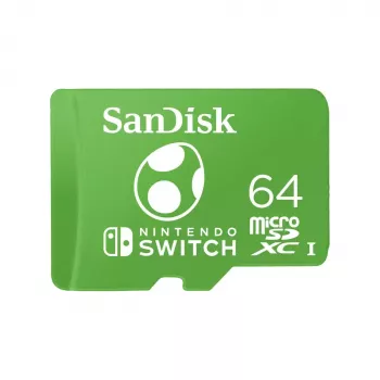 Memory Card SanDisk 64GB MicroSDXC UHS-I SDSQXAO-064G-GN6ZN