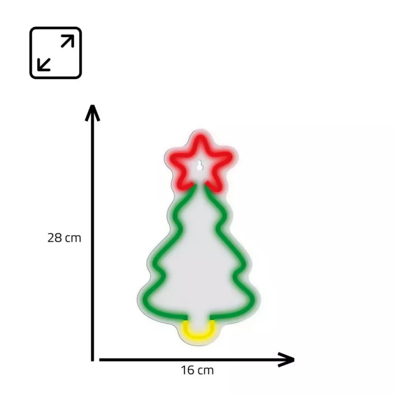 Artificial Christmas Tree MANTA SNL106MT with Neon Lights