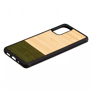 Phone case Man and Wood for Samsung Galaxy S20+ — bamboo, forest black