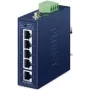 Unmanaged 5‑port Gigabit Ethernet Switch PLANET IGS-500T-E (10/100/1000), blue