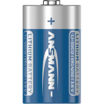 Battery ANSMANN ER14250 Lithium-Thionylchloride 3.6V 1/2AA