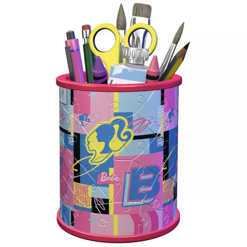 3D Puzzle Organizer Ravensburger Utensilo Barbie — model 11585, themed 3D decorative storage