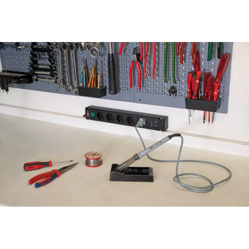 Power Extension Brennenstuhl Bremounta 3m 5 AC Outlets Indoor Black