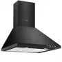 Wall-mounted extractor hood AKPO WK-4 Classic GOLD 60 BLACK, 600×500 mm, motor 106 W, 3 speeds, halogen lighting