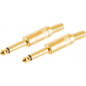 Wire Connector ShiverPeaks BS50600-G2 6.3mm Gold Male 2 pcs