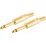 Wire Connector ShiverPeaks BS50600-G2 6.3mm Gold Male 2 pcs