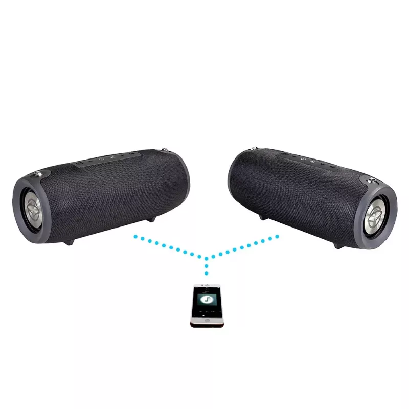 Portable Bluetooth Speaker MANTA SPK15GO-BK — 20W, 3600 mAh, up to 8 h, Black