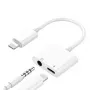 Dual Adapter for iPhone Lightning - 3.5mm Headphones and Charger